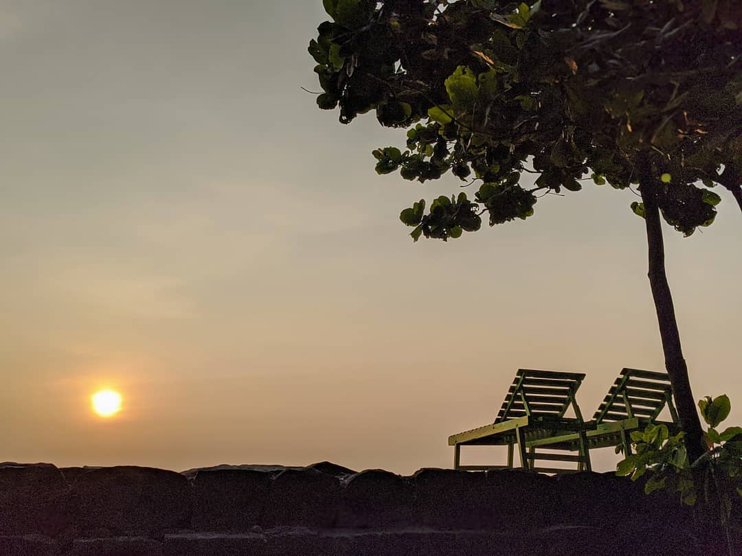 Sunset at Cherai Beach.