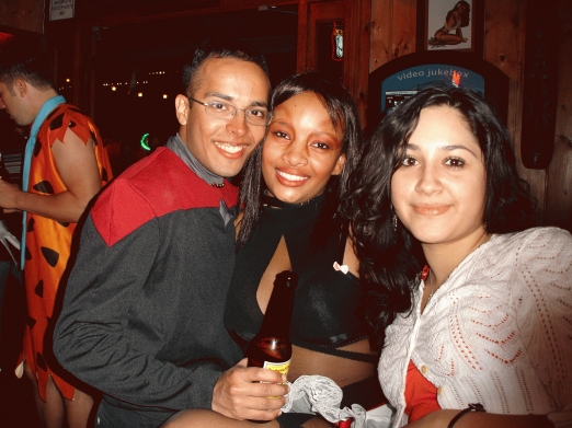 Sakeena, Johanna and I