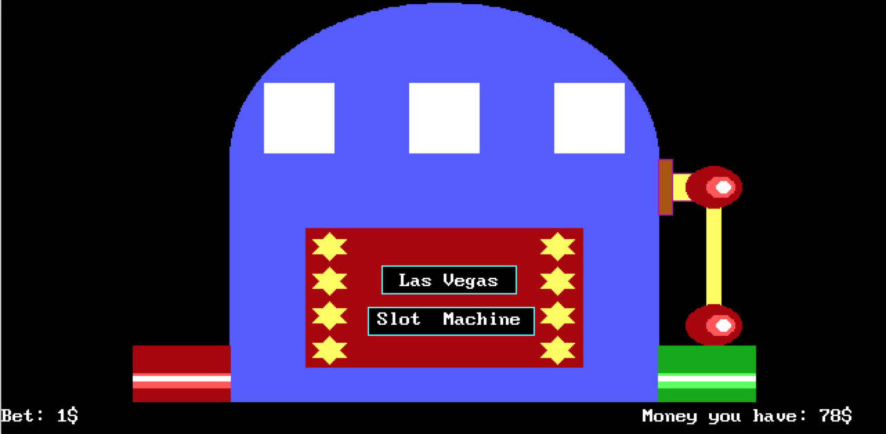 Las Vegas Slot Machine game I wrote in BASIC