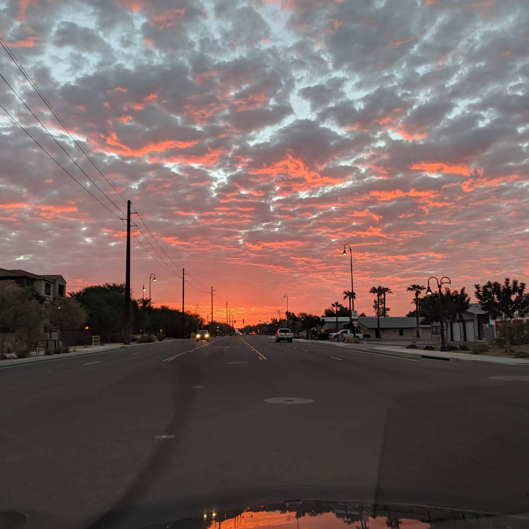 I love Arizona sunrises.