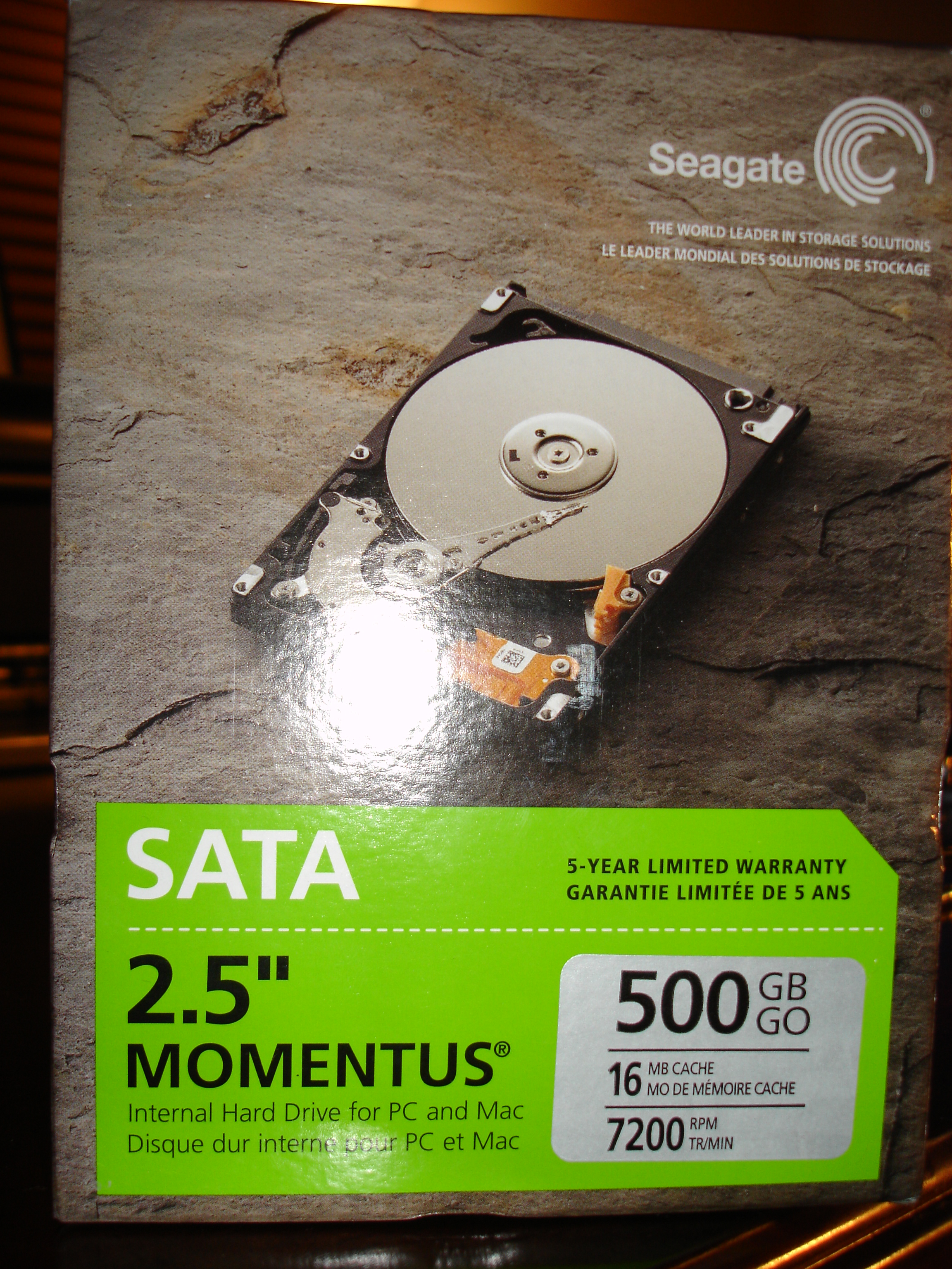 Seagate Momentus 500GB
