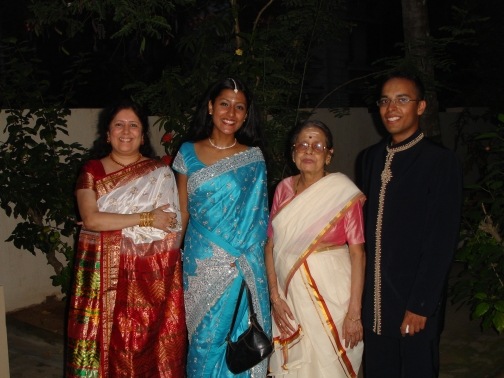 Amma, Keerthi, Ammumma, and I