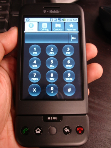 G1 dialer