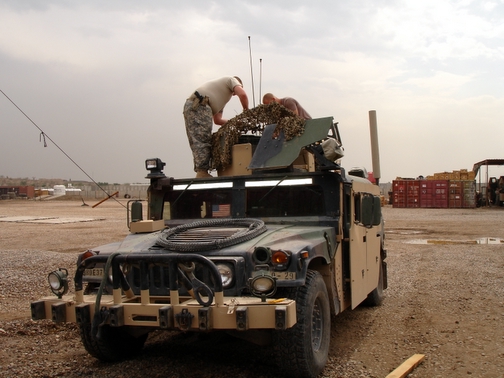 Camouflage Humvee Cover